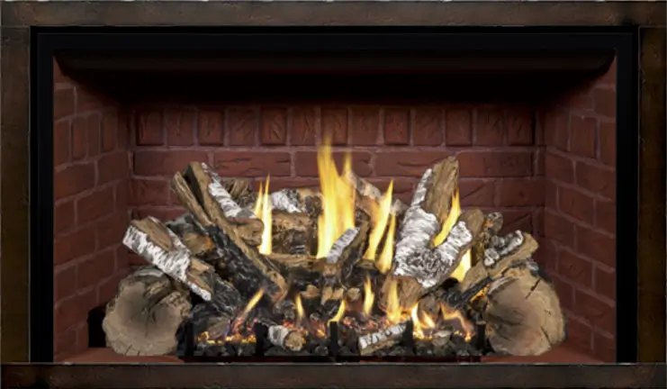 Mendota FV42 gas fireplace